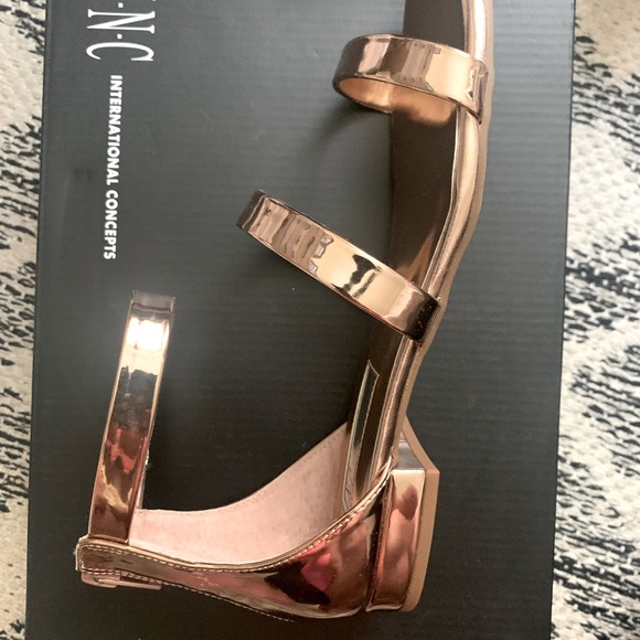 INC International Concepts Shoes - Rose gold sandals